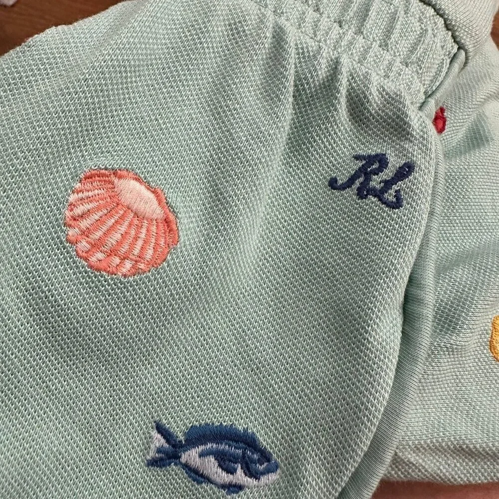 Ralph Lauren embroidered romper